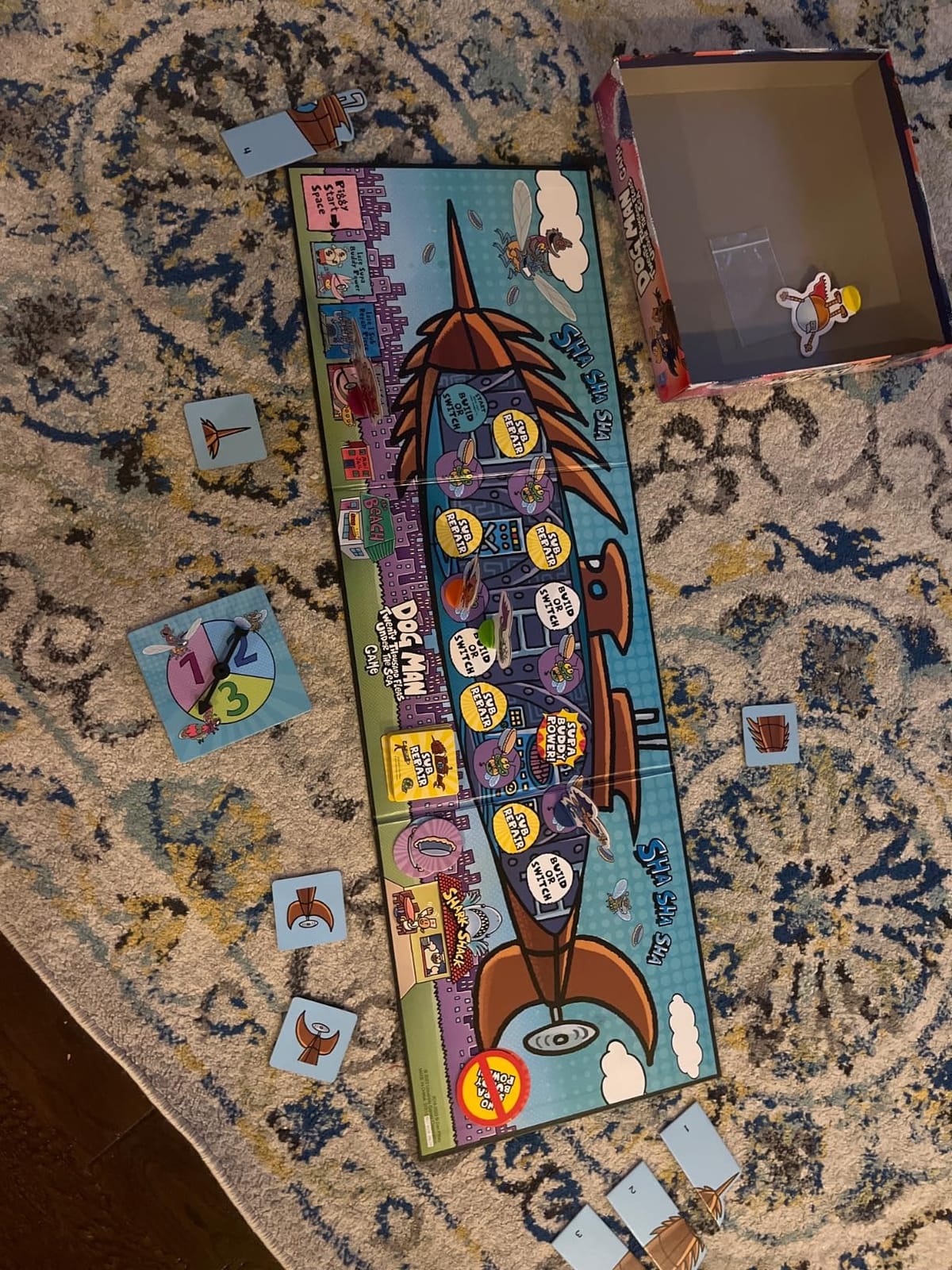 Dog Man Attack of the Fleas Cooperative Board Game, Ages 6+, 2-6 Players customer photo 2