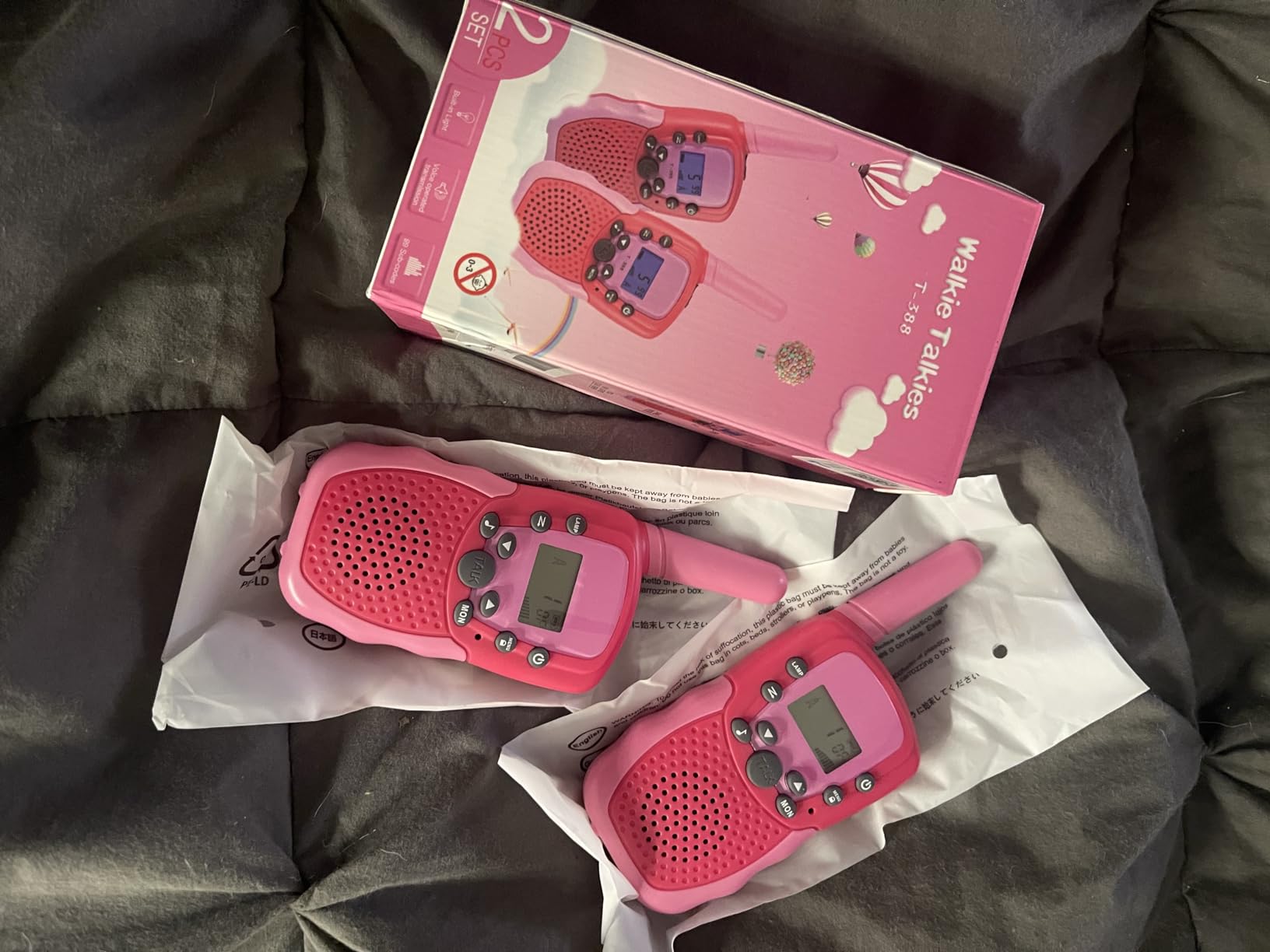 Selieve Walkie Talkies for Kids Ages 3-12 Two Way Radio with Flashlight customer photo 1