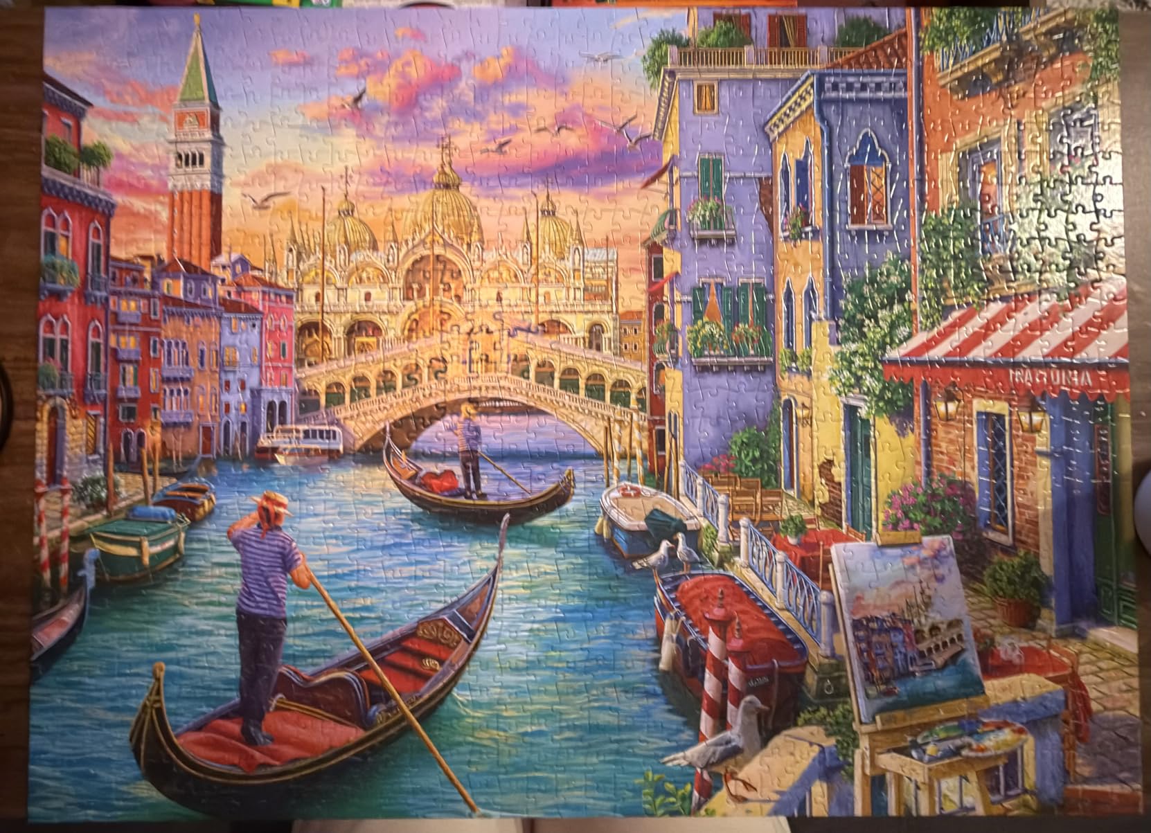 Buffalo Games Image World, Sights of Venice, 1000 Piece Adult Jigsaw Puzzle customer photo 1
