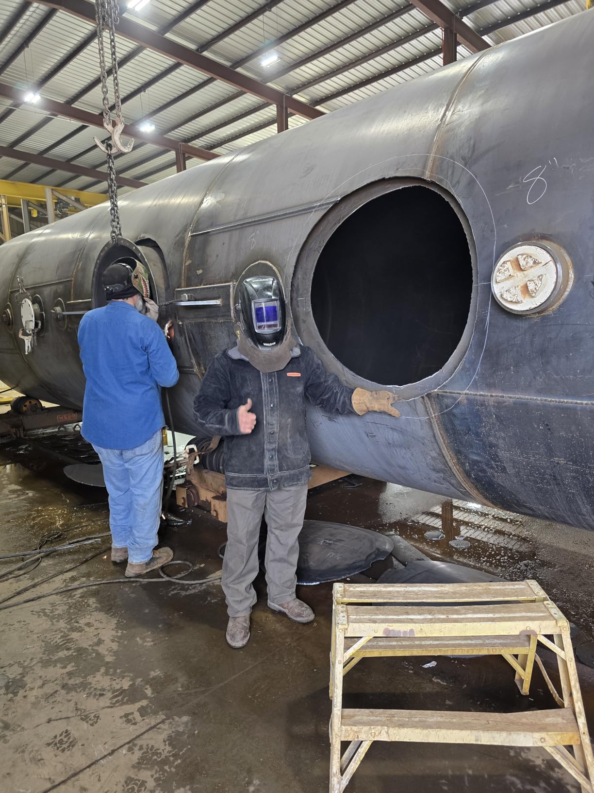YESWELDER Leather Welding Jacket customer photo 2