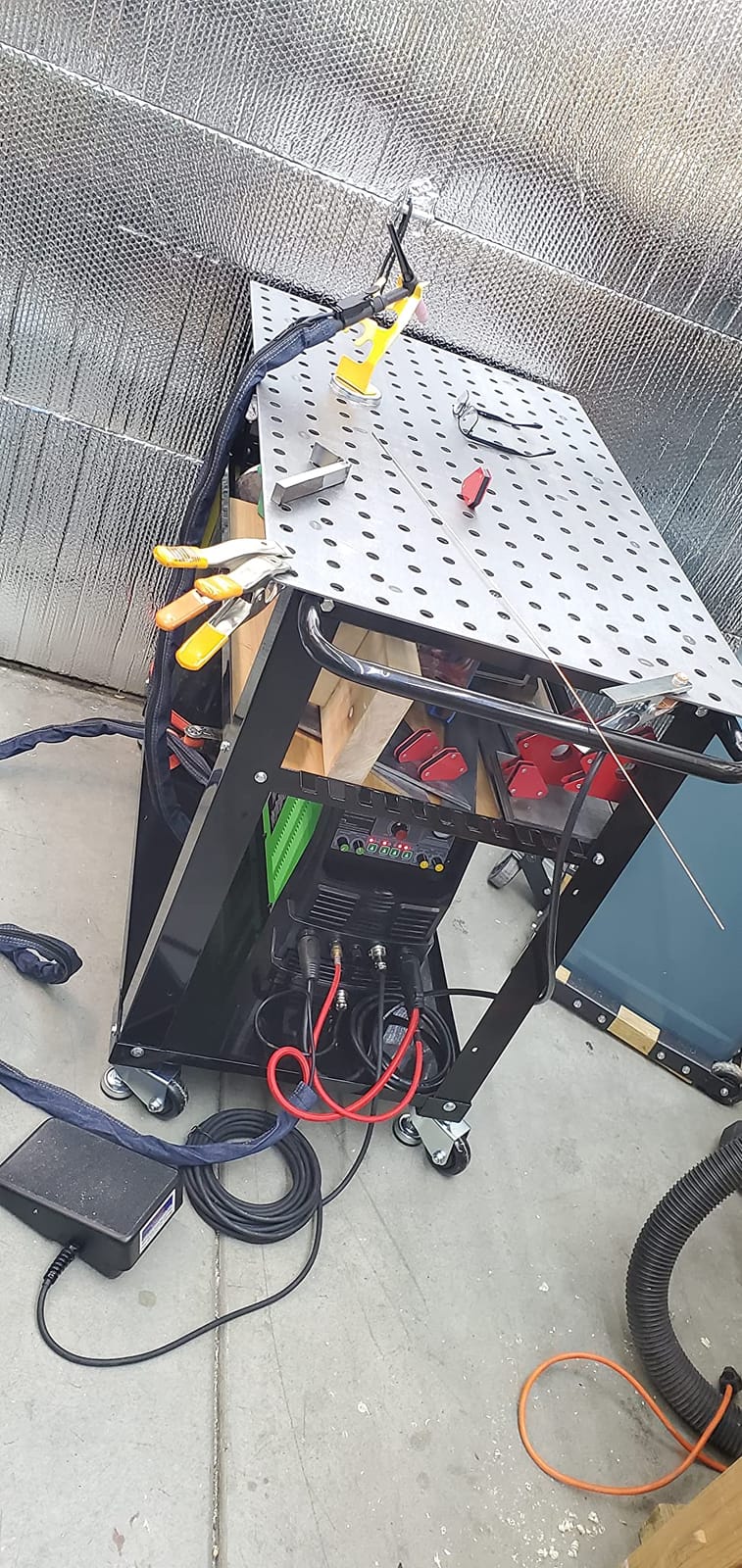 Klutch Mobile Welding Workstation, 26-Pc. Fit-Up Kit, 600-Lb. Capacity customer photo 1
