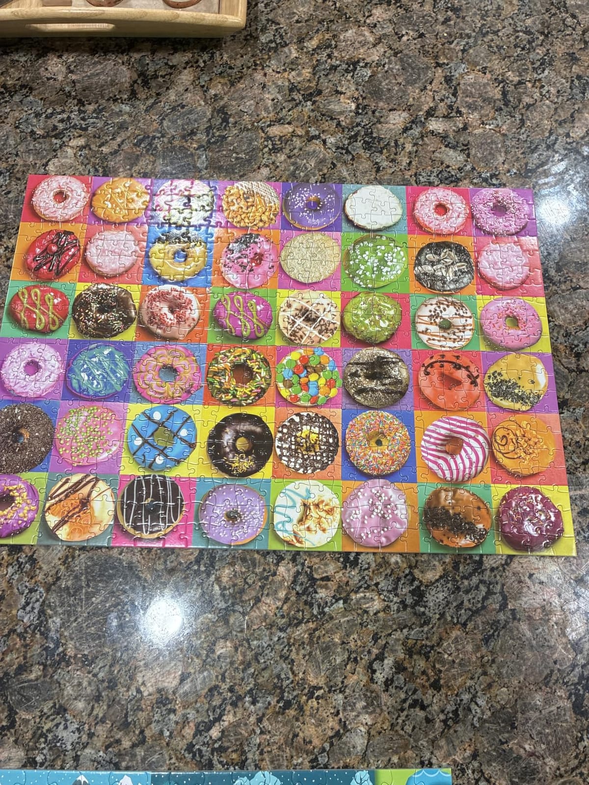 Jigsaw Puzzles 1000 Pieces for Adults, Families (Donuts) Pieces Fit Together Perfectly customer photo 1