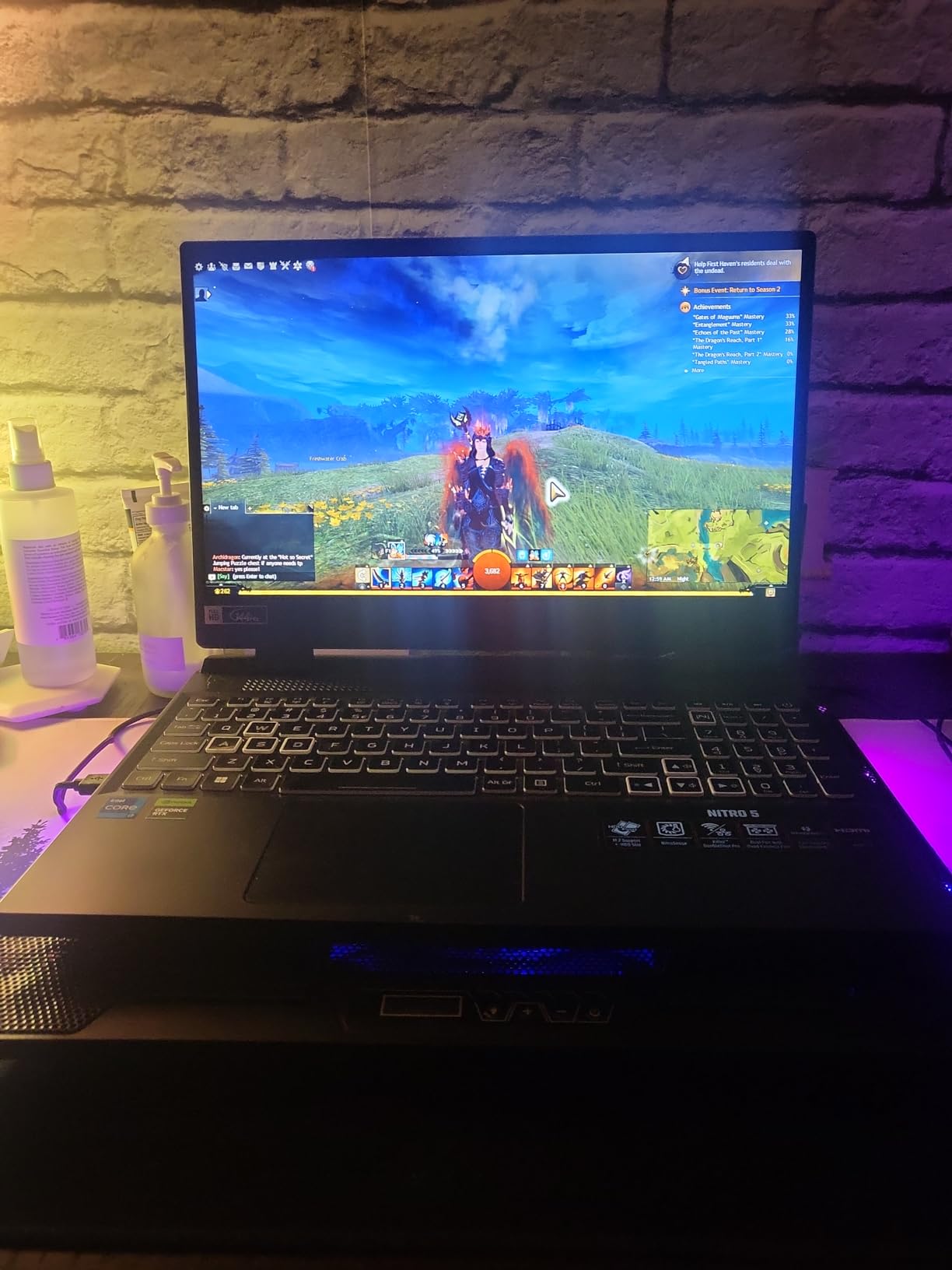 acer Nitro 5 Gaming Laptop | Intel 12th Gen i7-12650H | NVIDIA GeForce RTX 4060 Laptop GPU | 15.6” FHD 144Hz IPS Display | 16GB DDR5 | 1TB Gen 4 SSD | Killer Wi-Fi 6 | RGB Backlit KB | AN515-58-781P customer photo 1