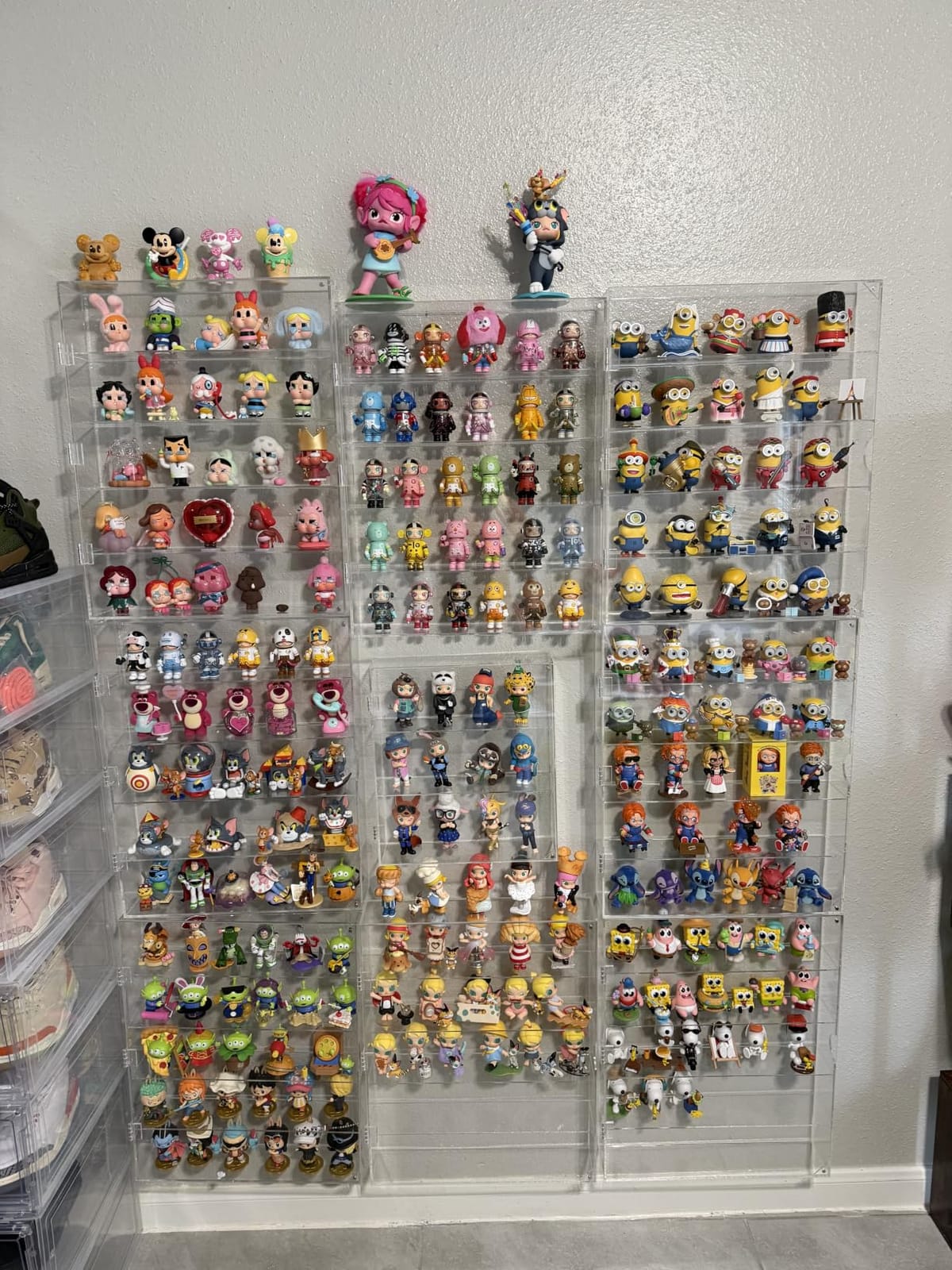 AITEE 3 Tiers Acrylic Display Case for Mini Funko Pop on Wall or Desktop customer photo 2