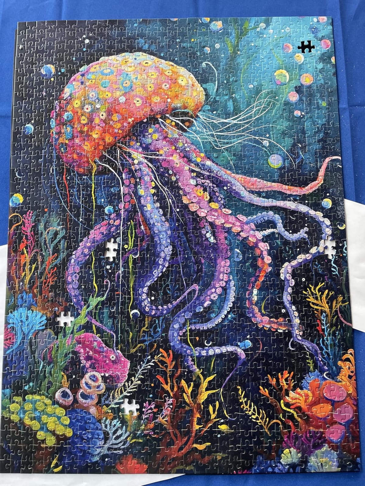 Cross & Glory | Jigsaw Puzzles for Adults | Deep Blue Octopus Odyssey customer photo 1