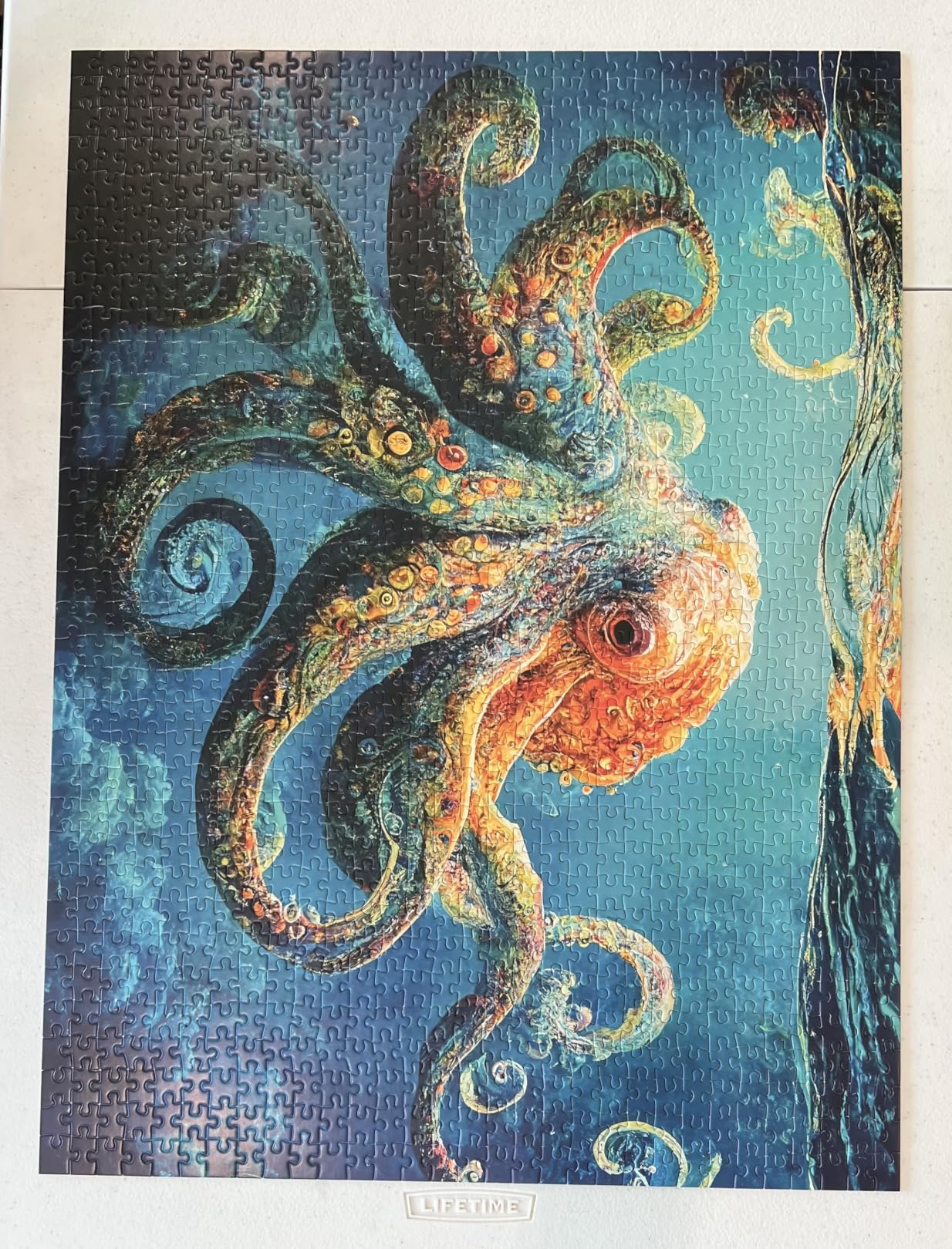 Cross & Glory | Jigsaw Puzzles for Adults | Deep Blue Octopus Odyssey customer photo 2