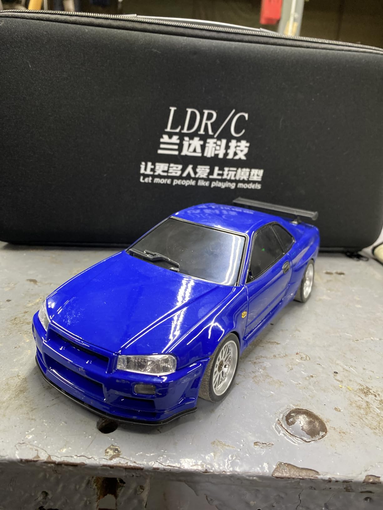 LDRC LD1899 RC Drift Car 1/18 RWD with 3 Batteries (Blue) customer photo 2