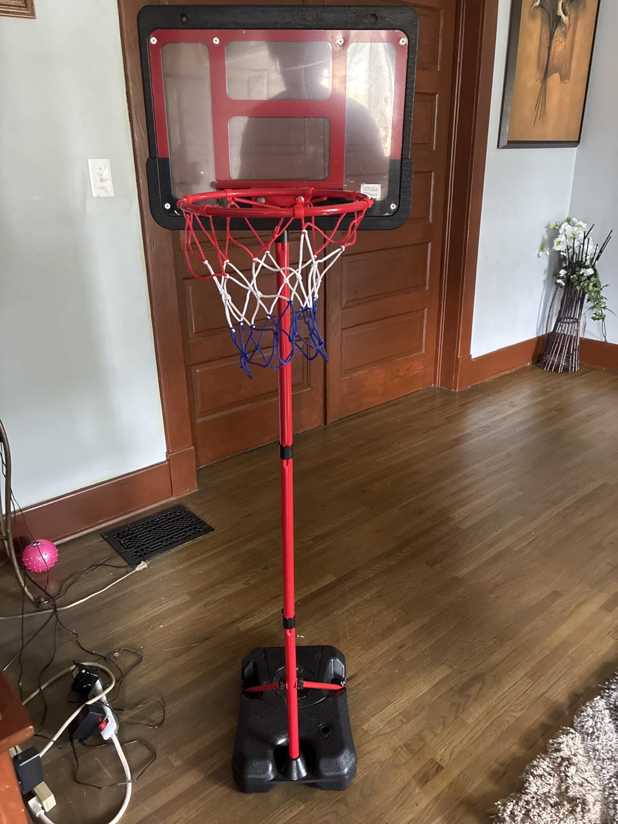Kids Basketball Hoop, Adjustable Height Basketball Toys with LED Scoreboard customer photo 1
