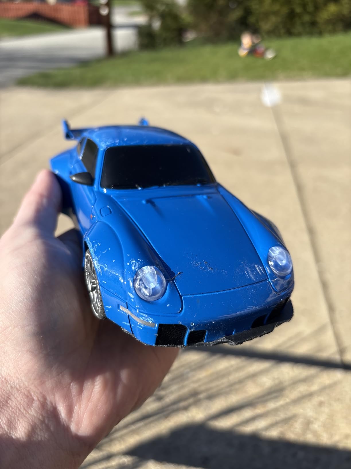 ACAMMZAR RC Drift Car, 1:24 Remote Control Car for Kids, 20KM/H 4WD High Speed RC Cars with Lights, Extra Racing Tires, Vehicle for Adults Boys Girls, Black customer photo 1