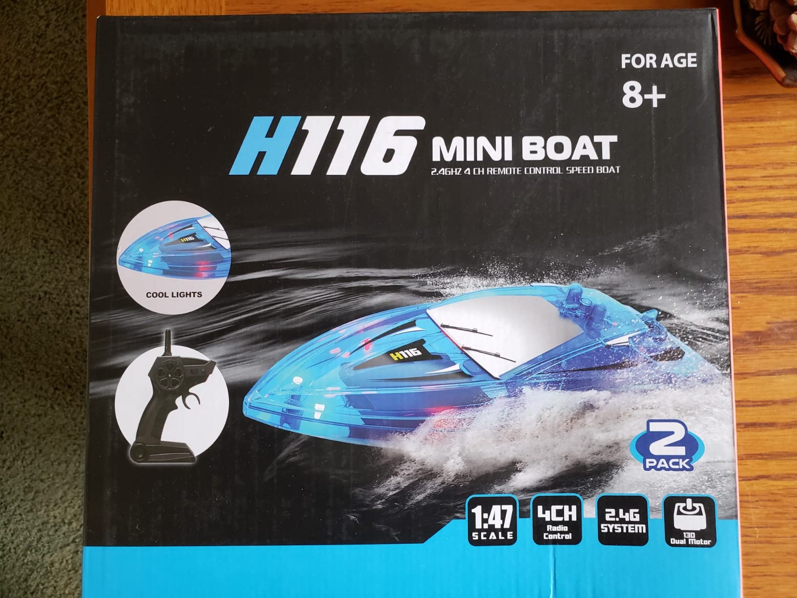 RC Boat Kids Remote Control Boats for Pool Water Toys for Lakes Bathtub Toy customer photo 1