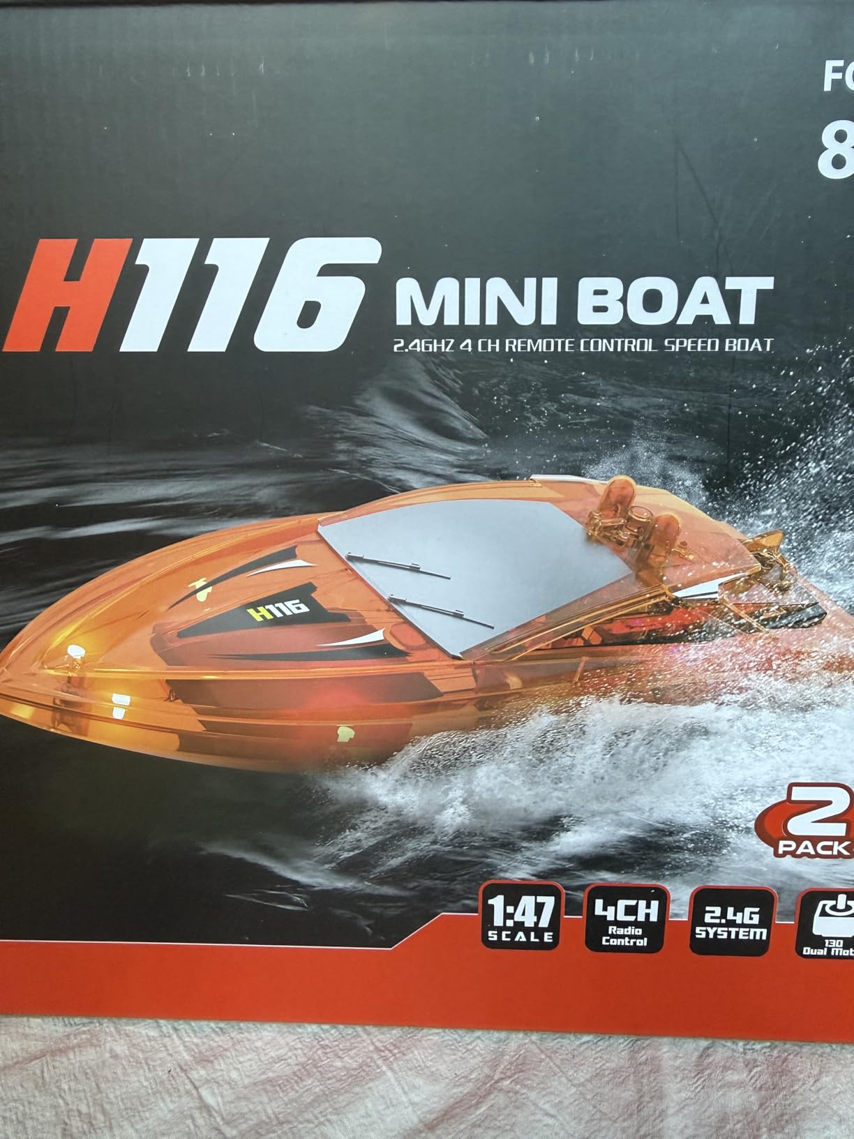 RC Boat Kids Remote Control Boats for Pool Water Toys for Lakes Bathtub Toy customer photo 2