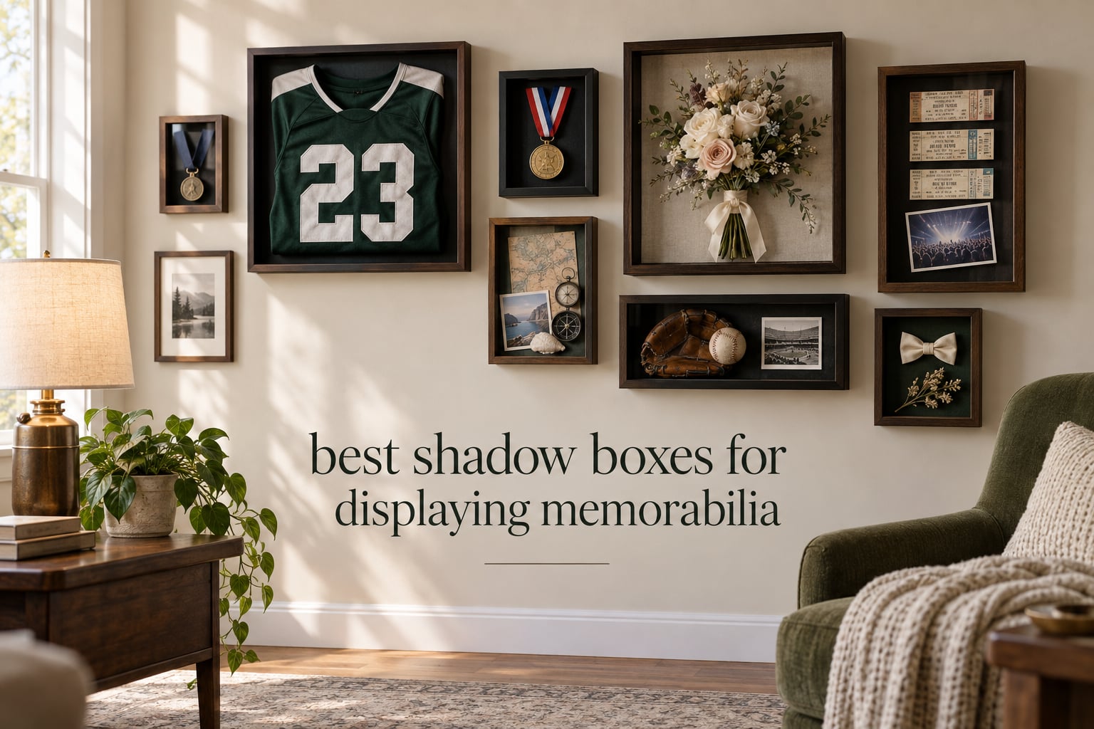 best shadow boxes for displaying memorabilia