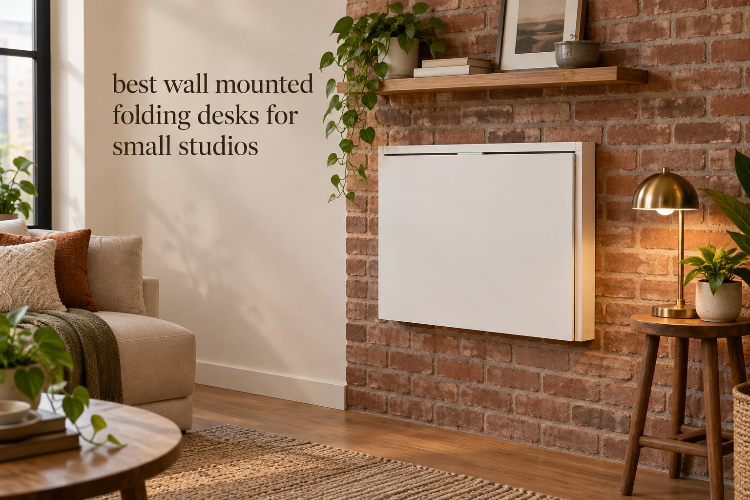 best wall mounted folding desks for small studios