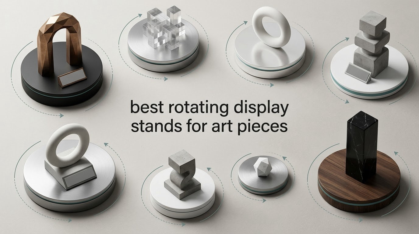 best rotating display stands for art pieces