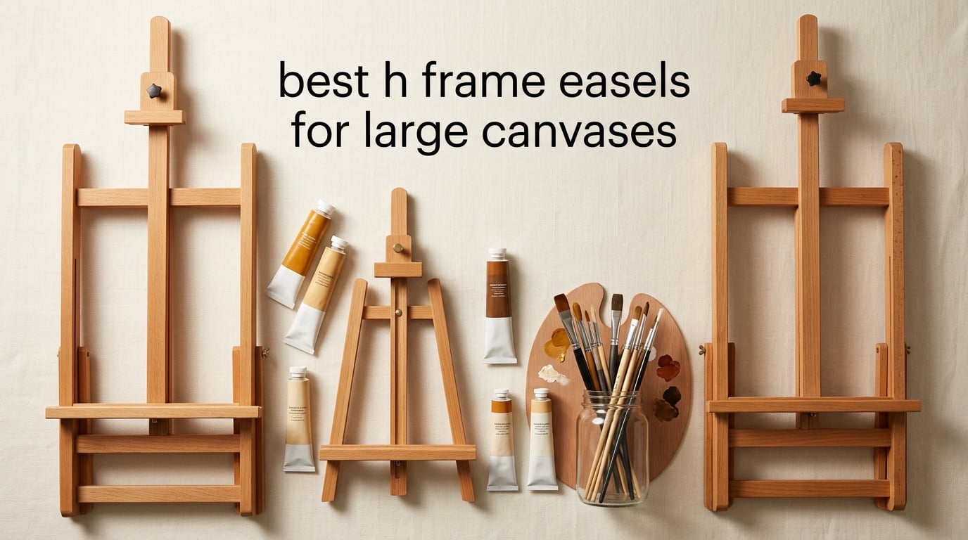 best h frame easels for large canvases