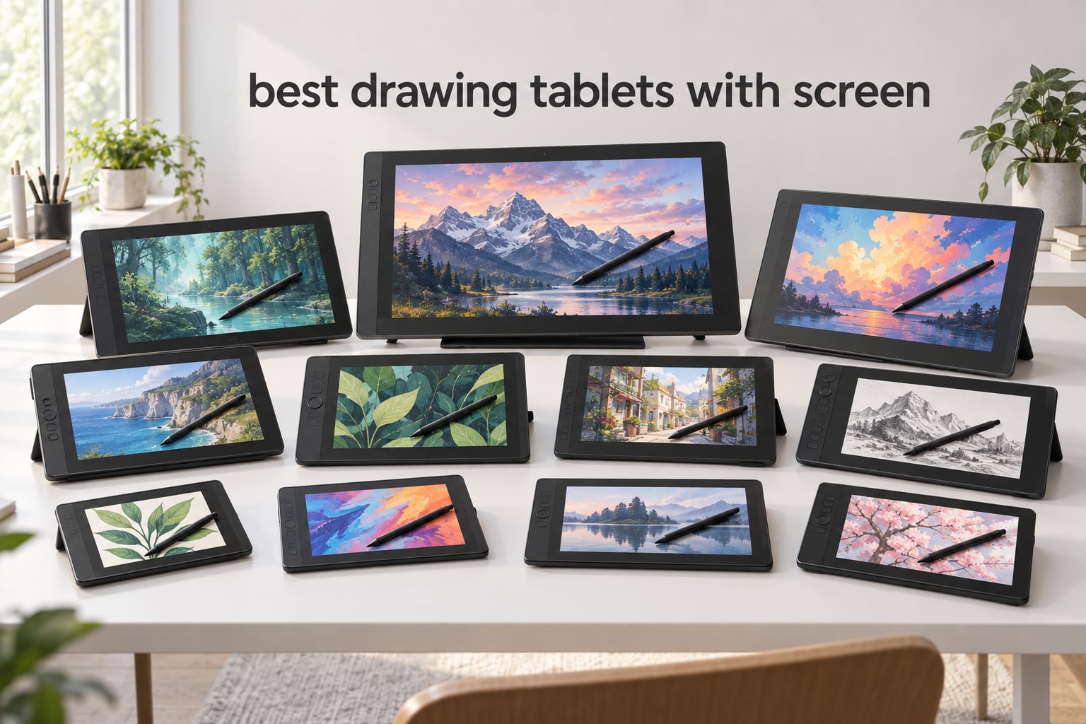 best drawing tablets with screen