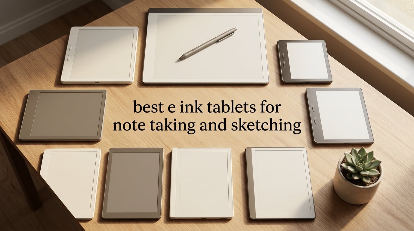 best e ink tablets for note taking and sketching