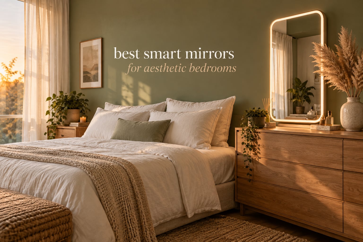 best smart mirrors for aesthetic bedrooms