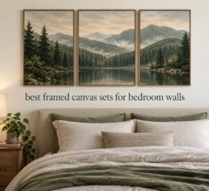 best framed canvas sets for bedroom walls