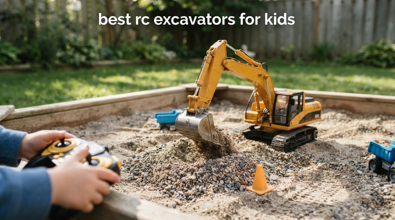 best rc excavators for kids