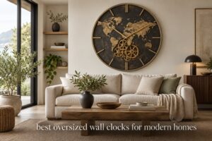 best oversized wall clocks for modern homes
