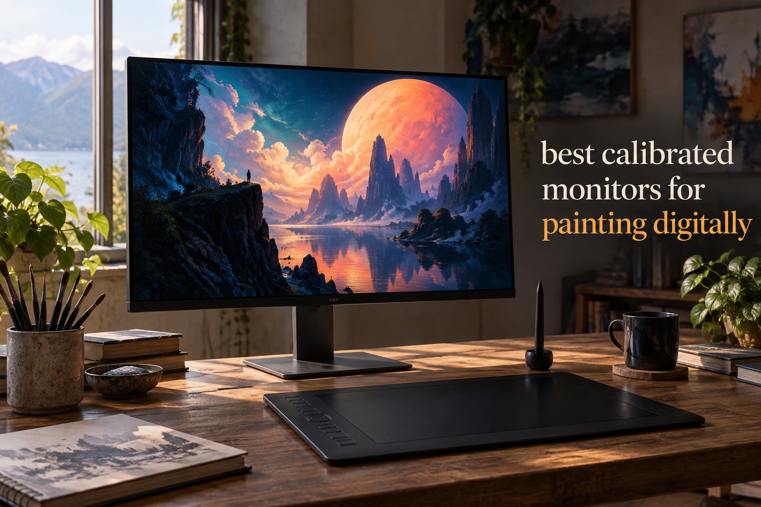 best calibrated monitors for painting digitally