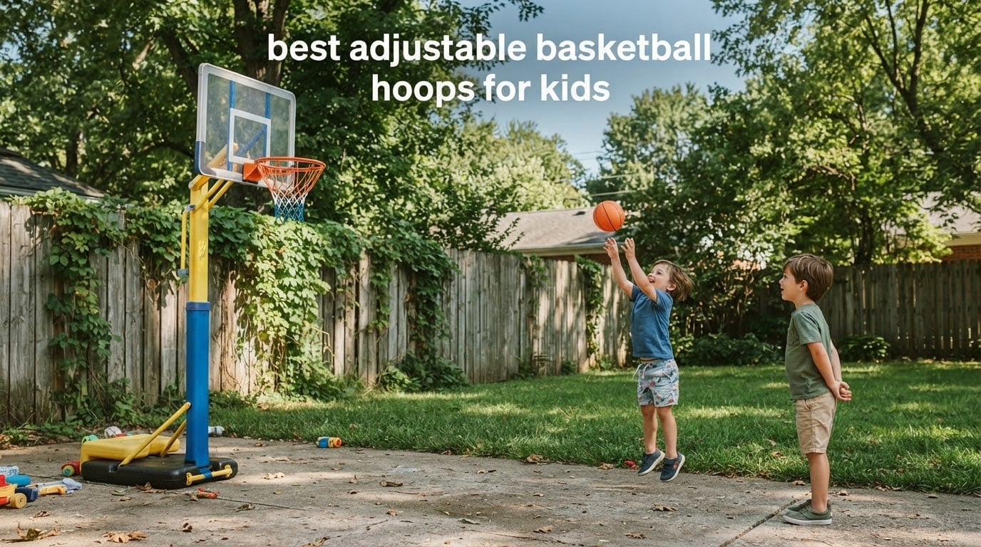 best adjustable basketball hoops for kids