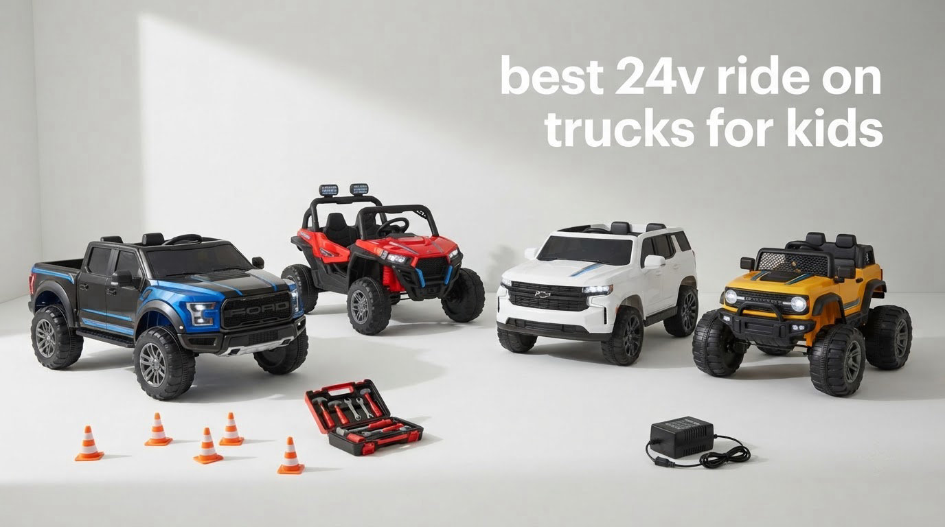 best 24v ride on trucks for kids