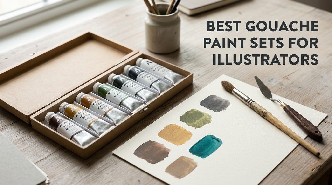 best gouache paint sets for illustrators